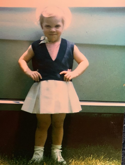 Sharon John as a child