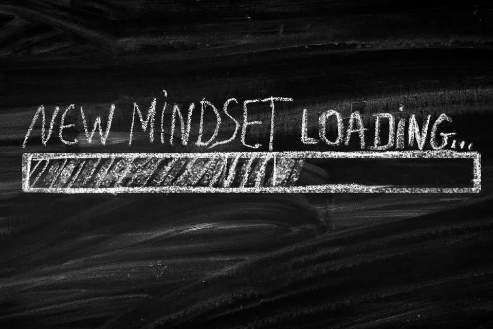 New Mindset Image Loading Chalk Board
